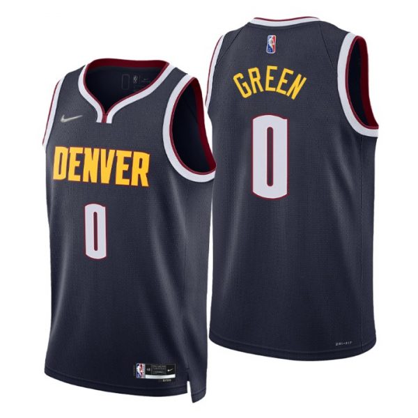 Personalized Men’s Jamychal Green Denver Nuggets 75th Anniversary Diamond Jersey