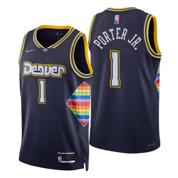 Personalized Men’s Michael Porter Jr. Denver Nuggets 75th Anniversary Diamond Jersey