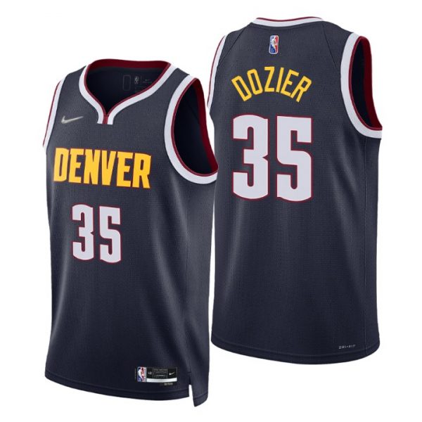 Personalized Men’s Pj Dozier Denver Nuggets 75th Anniversary Diamond Jersey