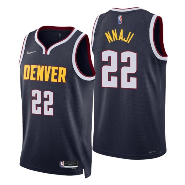 Personalized Men’s Zeke Nnaji Denver Nuggets 75th Anniversary Diamond Jersey