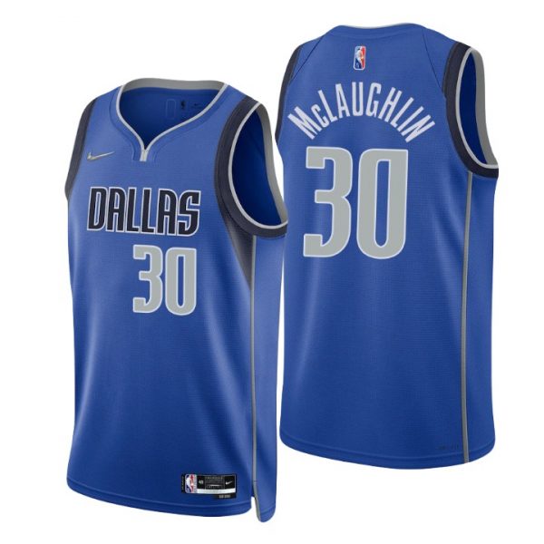 Personalized Men’s Jaquori Mclaughlin Dallas Mavericks 75th Anniversary Diamond Jersey