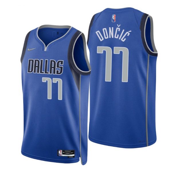 Personalized Men’s Luka Doncic Dallas Mavericks 75th Anniversary Diamond Jersey
