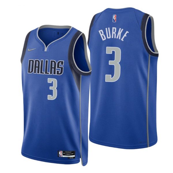 Personalized Men’s Trey Burke Dallas Mavericks 75th Anniversary Diamond Jersey