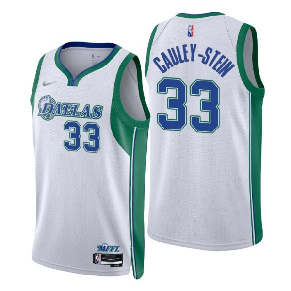 Personalized Men’s Willie Cauley Stein Dallas Mavericks 75th Anniversary Diamond Jersey White City