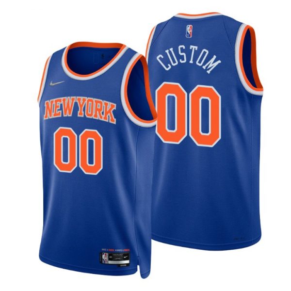 Personalized Men’s New York Knicks 75th Anniversary Diamond Jersey