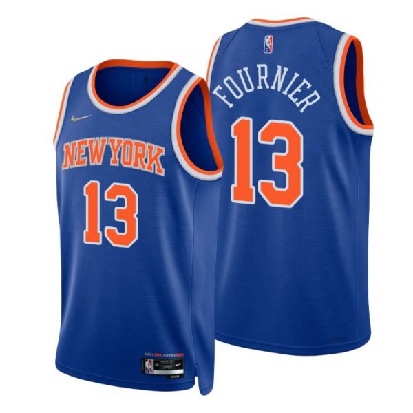 Personalized Men’s Evan Fournier New York Knicks 75th Anniversary Diamond Jersey