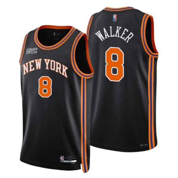Personalized Men’s Kemba Walker New York Knicks 75th Anniversary Diamond Jersey
