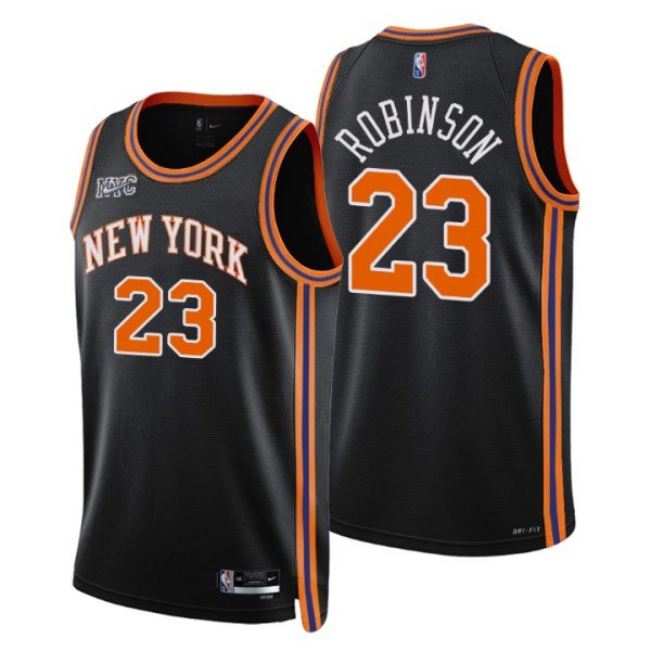 Personalized Men’s Mitchell Robinson New York Knicks 75th Anniversary Diamond Jersey