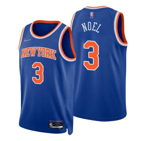 Personalized Men’s Nerlens Noel New York Knicks 75th Anniversary Diamond Jersey