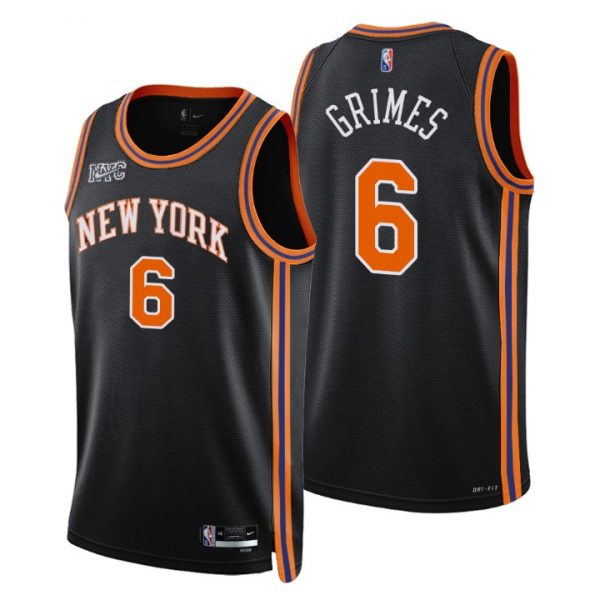 Personalized Men’s Quentin Grimes New York Knicks 75th Anniversary Diamond Jersey