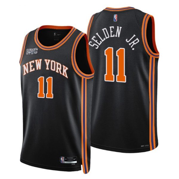 Personalized Men’s Wayne Selden Jr. New York Knicks 75th Anniversary Diamond Jersey