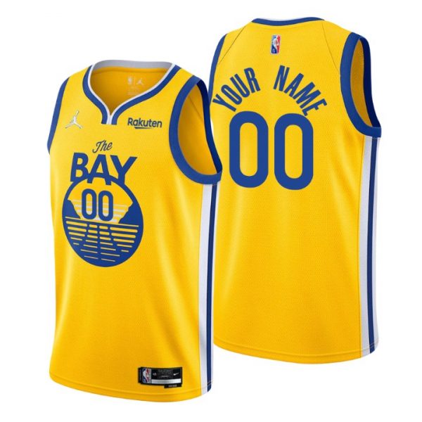 Personalized Men’s Golden State Warriors 75th Anniversary Diamond Jersey