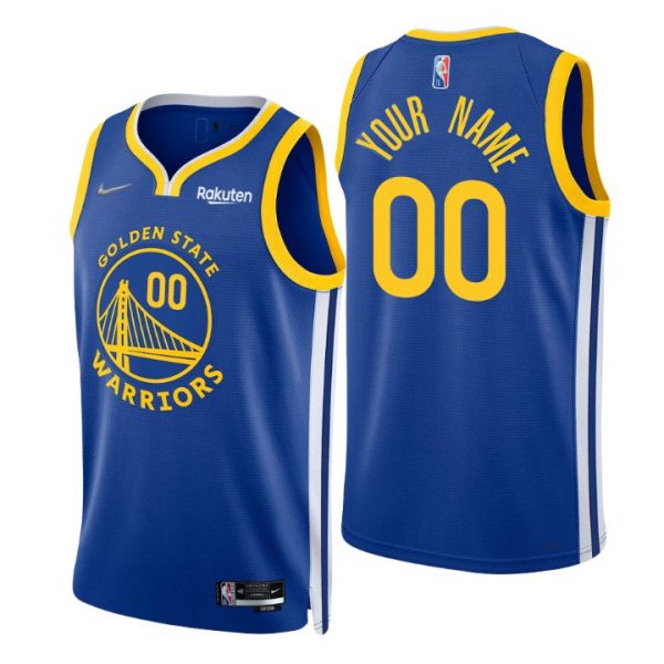 Personalized Men’s Golden State Warriors 75th Anniversary Diamond Jersey