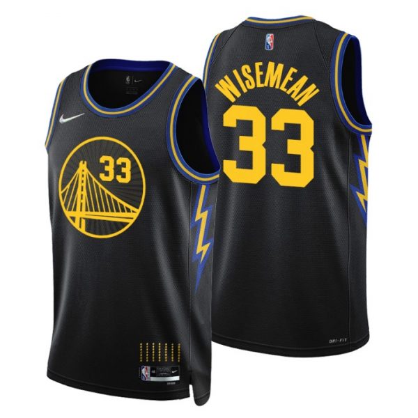 Personalized Men’s James Wiseman Golden State Warriors 75th Anniversary Diamond Jersey