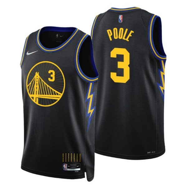 Personalized Men’s Jordan Poole Golden State Warriors 75th Anniversary Diamond Jersey