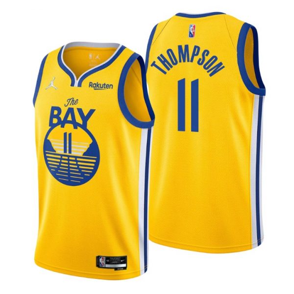 Personalized Men’s Klay Thompson Golden State Warriors 75th Anniversary Diamond Jersey