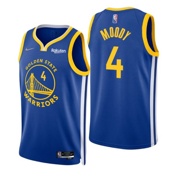 Personalized Men’s Moses Moody Golden State Warriors 75th Anniversary Diamond Jersey
