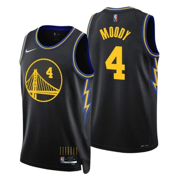 Personalized Men’s Moses Moody Golden State Warriors 75th Anniversary Diamond Jersey