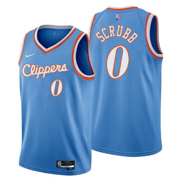 Personalized Men’s Jay Scrubb Los Angeles Clippers 75th Anniversary Diamond Jersey