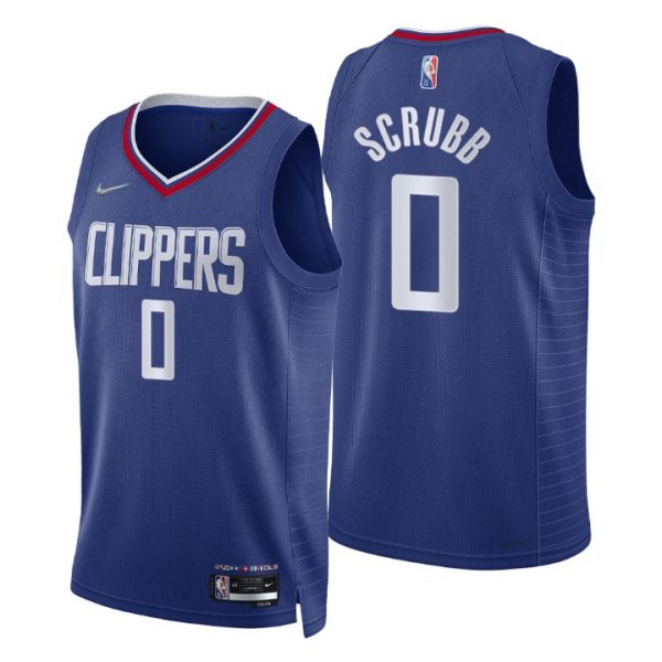 Personalized Men’s Jay Scrubb Los Angeles Clippers 75th Anniversary Diamond Jersey