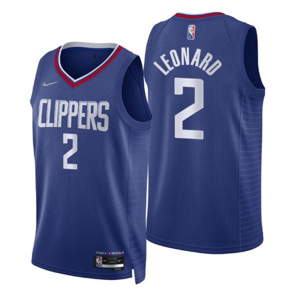 Personalized Men’s Kawhi Leonard Los Angeles Clippers 75th Anniversary Diamond Jersey