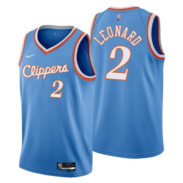 Personalized Men’s Kawhi Leonard Los Angeles Clippers 75th Anniversary Diamond Jersey
