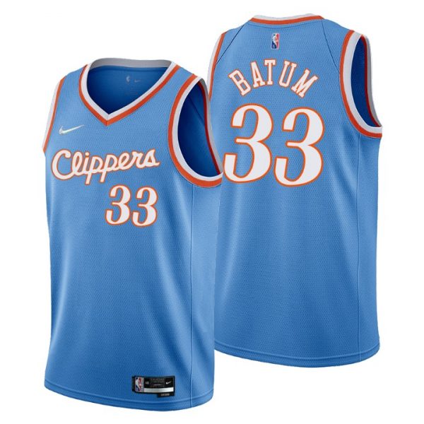 Personalized Men’s Nicolas Batum Los Angeles Clippers 75th Anniversary Diamond Jersey