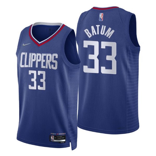 Personalized Men’s Nicolas Batum Los Angeles Clippers 75th Anniversary Diamond Jersey