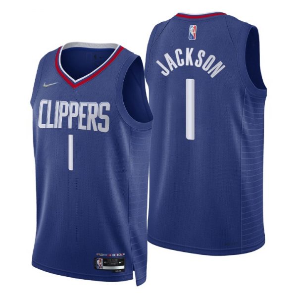 Personalized Men’s Reggie Jackson Los Angeles Clippers 75th Anniversary Diamond Jersey