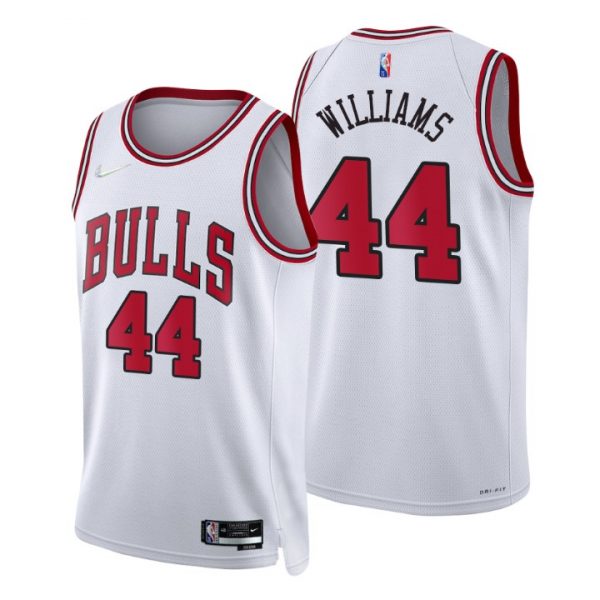 Personalized Men’s #44 Patrick Williams Chicago Bulls 75th Anniversary Diamond Jersey White Association