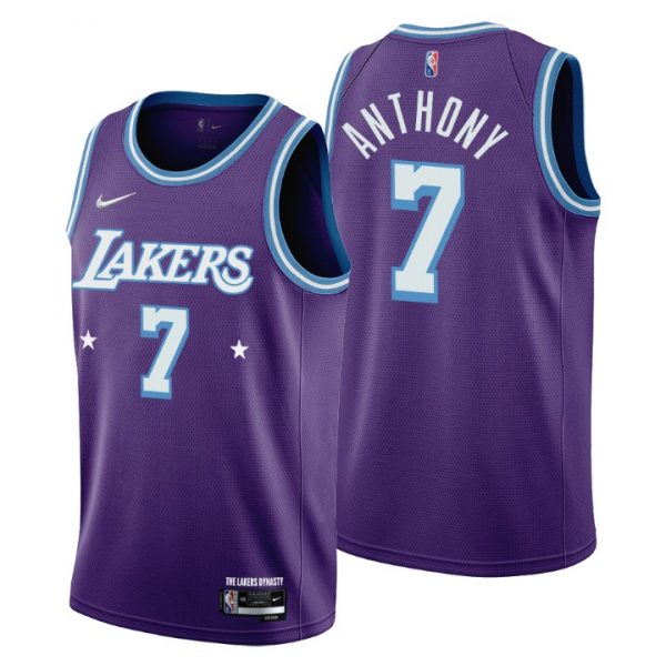 Personalized Men’s Carmelo Anthony Los Angeles Lakers 75th Anniversary Diamond Jersey