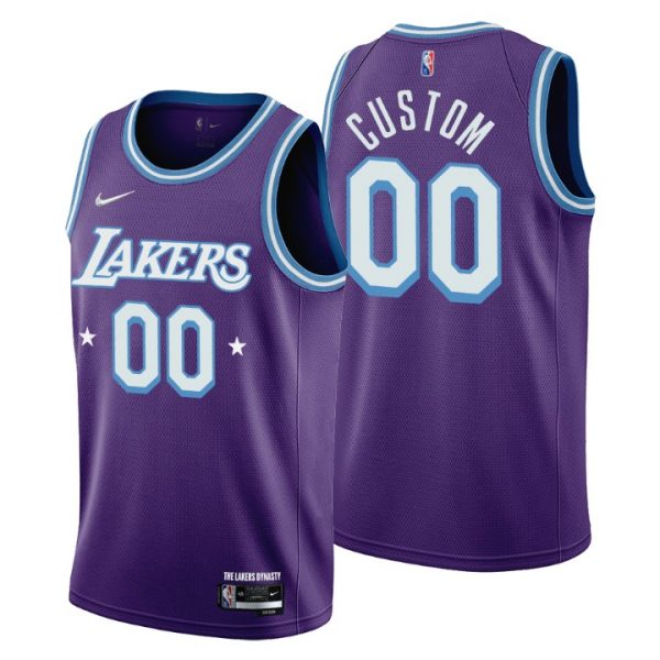 Personalized Men’s Los Angeles Lakers 75th Anniversary Diamond Jersey