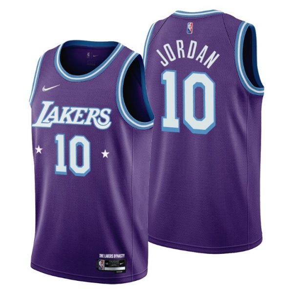 Personalized Men’s Deandre Jordan Los Angeles Lakers 75th Anniversary Diamond Jersey