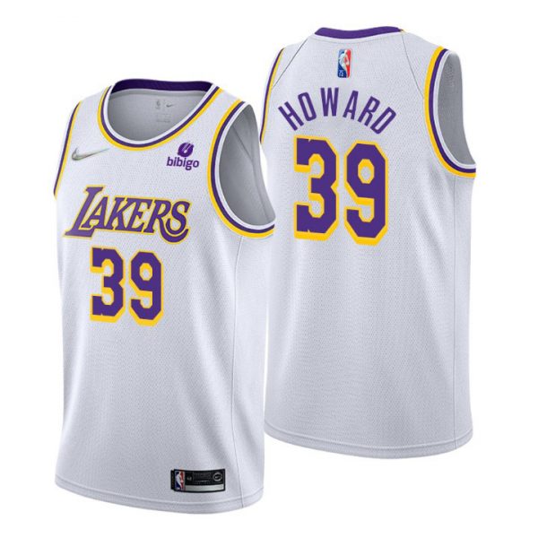Personalized Men’s Dwight Howard Los Angeles Lakers 75th Anniversary Diamond Jersey White Association