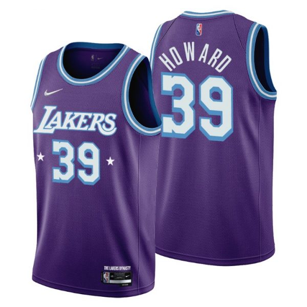 Personalized Men’s Dwight Howard Los Angeles Lakers 75th Anniversary Diamond Jersey