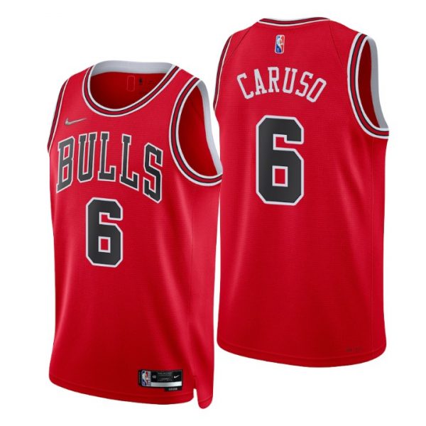 Personalized Men’s #6 Alex Caruso Chicago Bulls 75th Anniversary Diamond Jersey