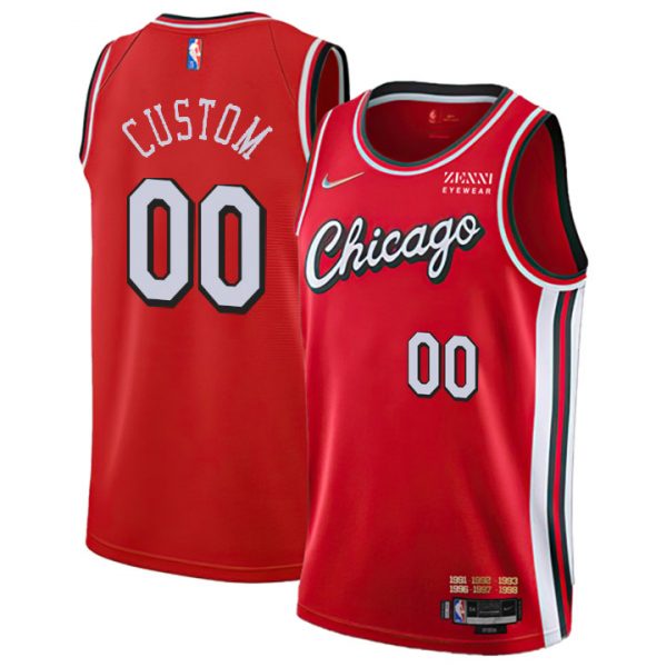 Personalized Men’s Chicago Bulls 75th Anniversary Diamond Jersey