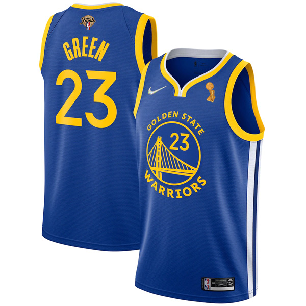 Personalized Men’s Golden State Warriors Draymond Green 2022 NBA Champions Stitched Jersey Royal