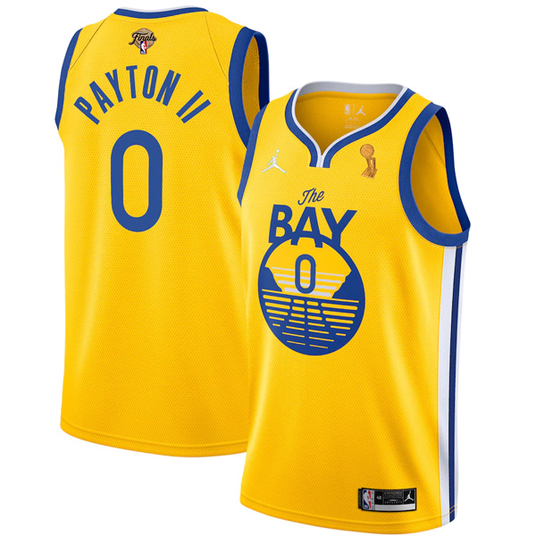 Personalized Men’s Golden State Warriors Gary Payton II 2022 NBA Champions Stitched Jersey Statement Gold