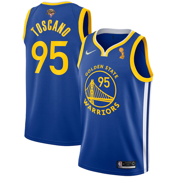 Personalized Men’s Golden State Warriors Juan Toscano-Anderson 2022 NBA Champions Stitched Jersey Royal