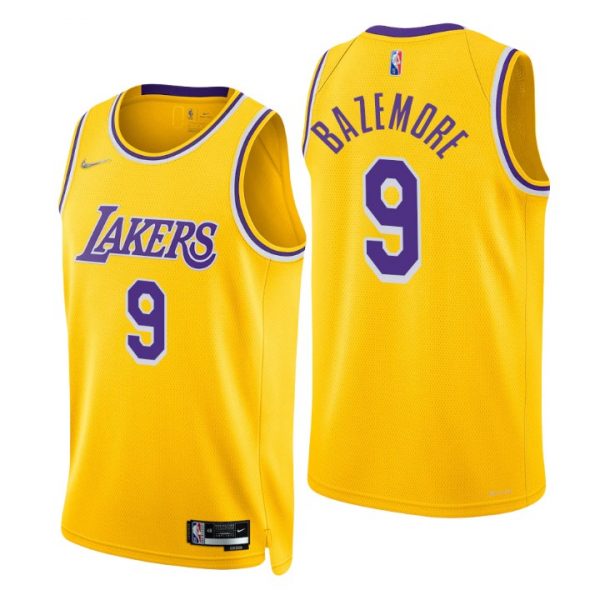Personalized Men’s Kent Bazemore Los Angeles Lakers 75th Anniversary Diamond Jersey