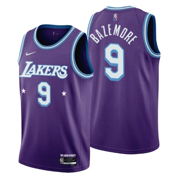 Personalized Men’s Kent Bazemore Los Angeles Lakers 75th Anniversary Diamond Jersey