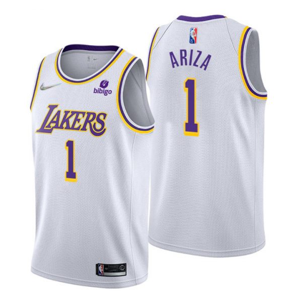 Personalized Men’s Trevor Ariza Los Angeles Lakers 75th Anniversary Diamond Jersey White Association