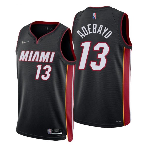 Personalized Men’s Bam Adebayo Miami Heat 75th Anniversary Diamond Jersey