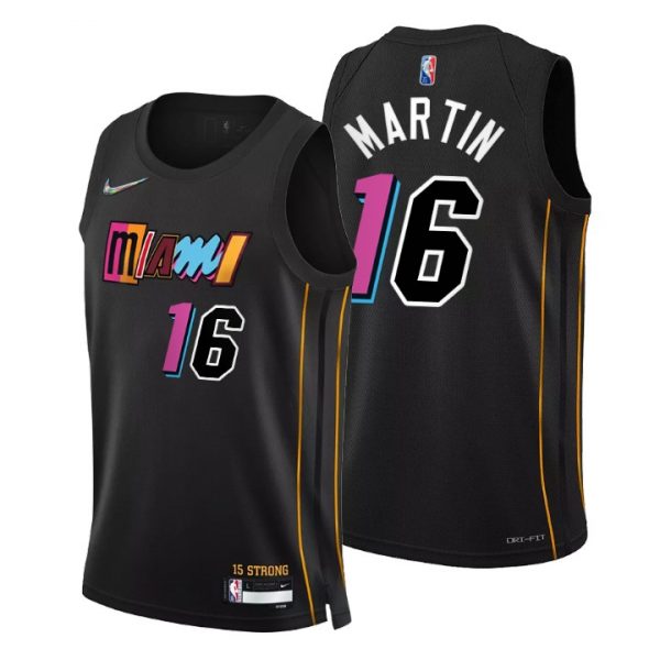 Personalized Men’s Caleb Martin Miami Heat 75th Anniversary Diamond Jersey