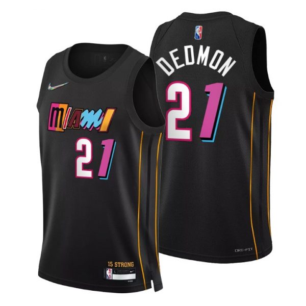 Personalized Men’s Dewayne Dedmon Miami Heat 75th Anniversary Diamond Jersey