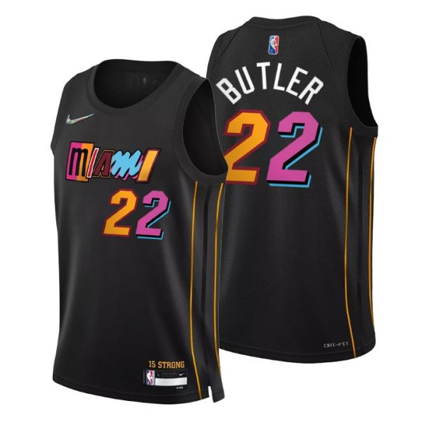 Personalized Men’s Jimmy Butler Miami Heat 75th Anniversary Diamond Jersey
