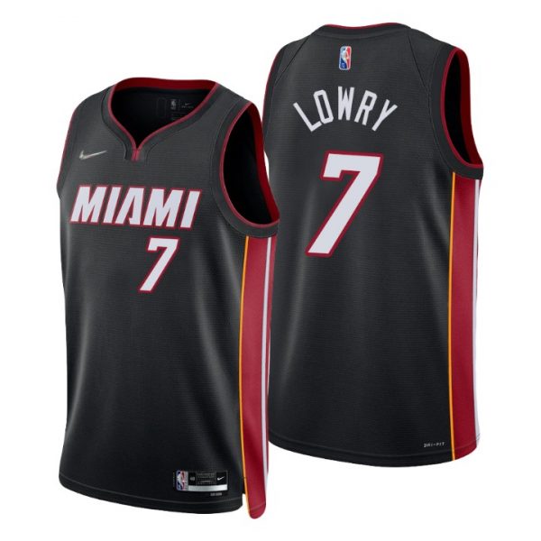 Personalized Men’s Kyle Lowry Miami Heat 75th Anniversary Diamond Jersey