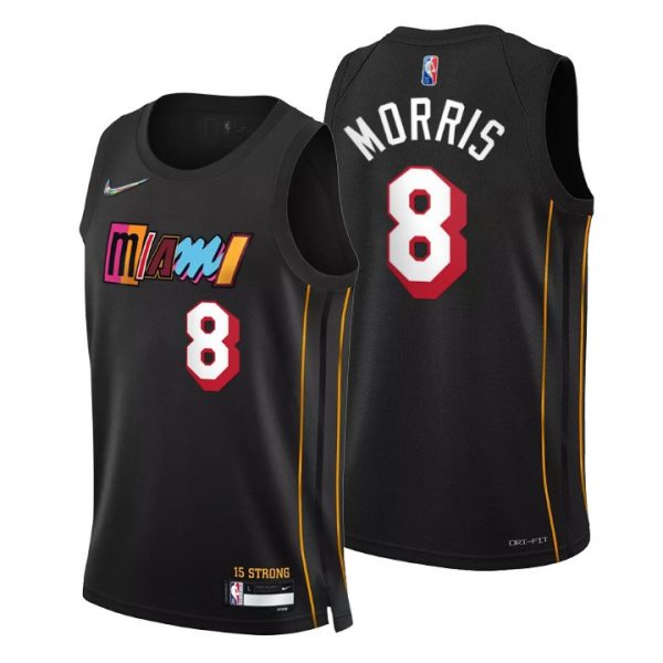 Personalized Men’s Markieff Morris Miami Heat 75th Anniversary Diamond Jersey