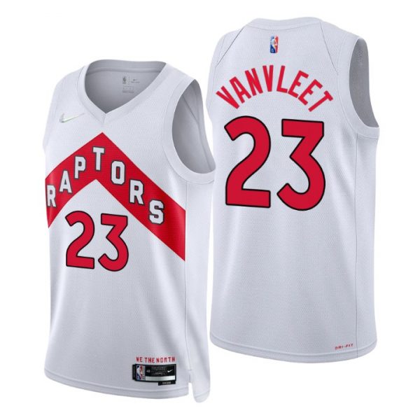 Personalized Men’s Fred Vanvleet Toronto Raptors 75th Anniversary Diamond Jersey White Association
